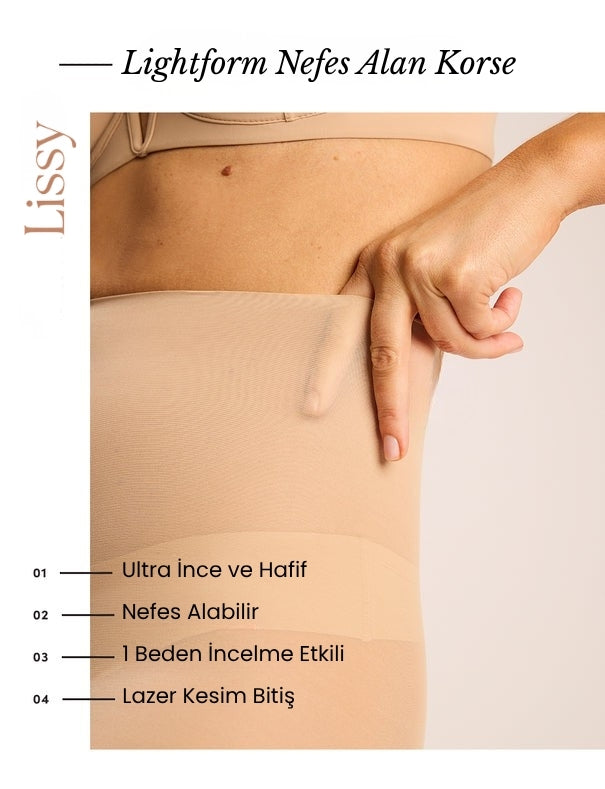 Lissy LightForm Nefes Alan Korse Şort