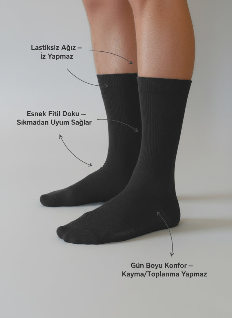 Lissy Fleksa™ Unisex Konfor Çorap